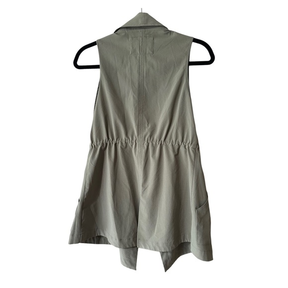 Lee Riders On The Go Olive Green Sleeveless Vest Jacket with Pockets - Picture 2 of 6